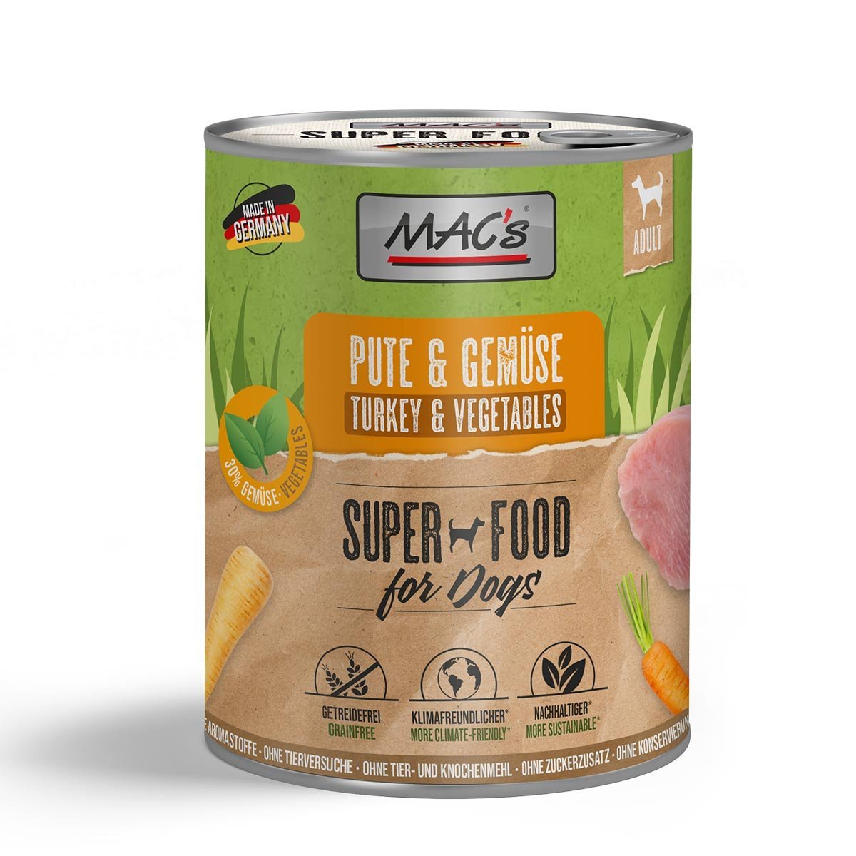MAC's DOG Pute und Gemüse 6x800 g