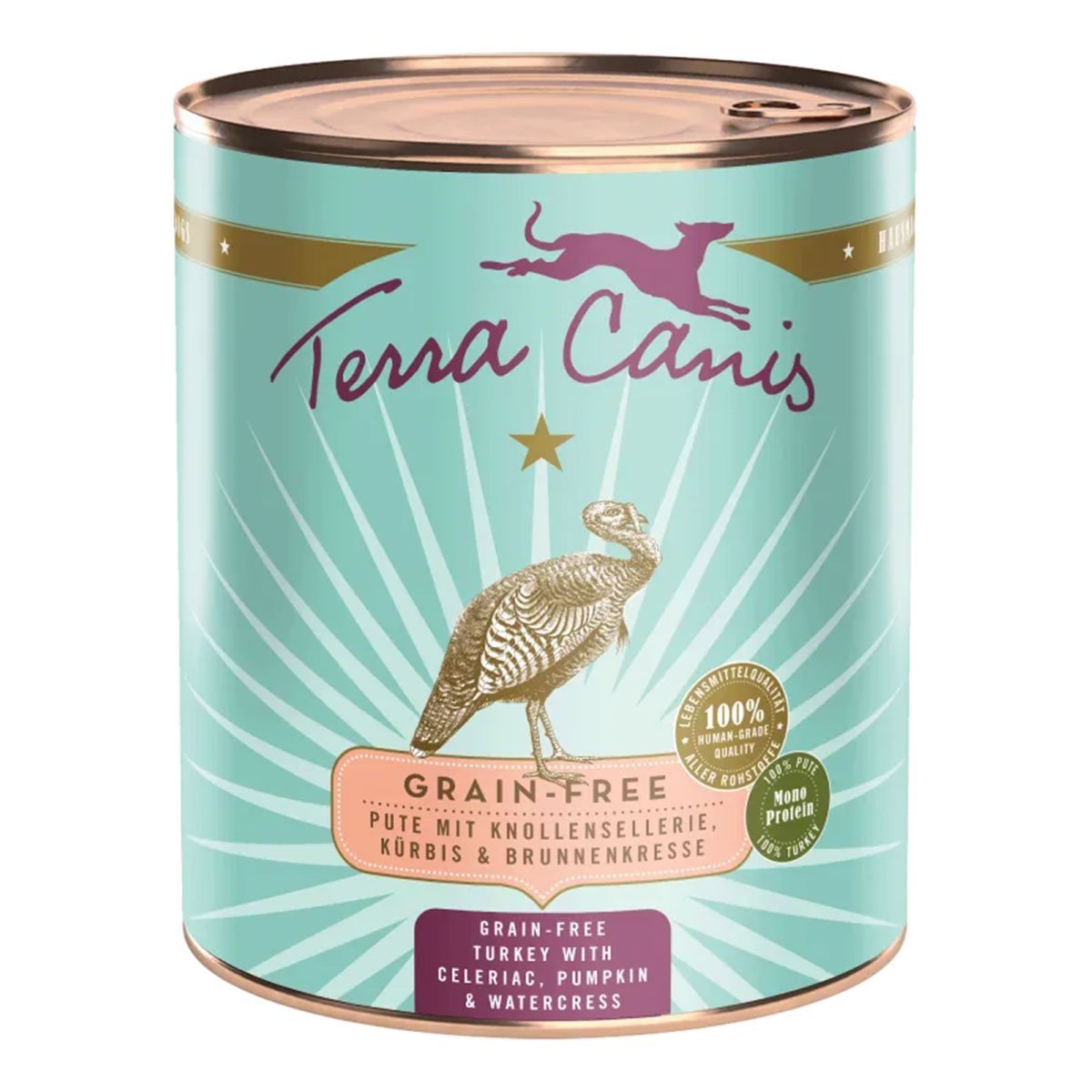 Terra Canis getreidefrei Pute mit Sellerie, Kürbis und Brunnenkresse 12x800g