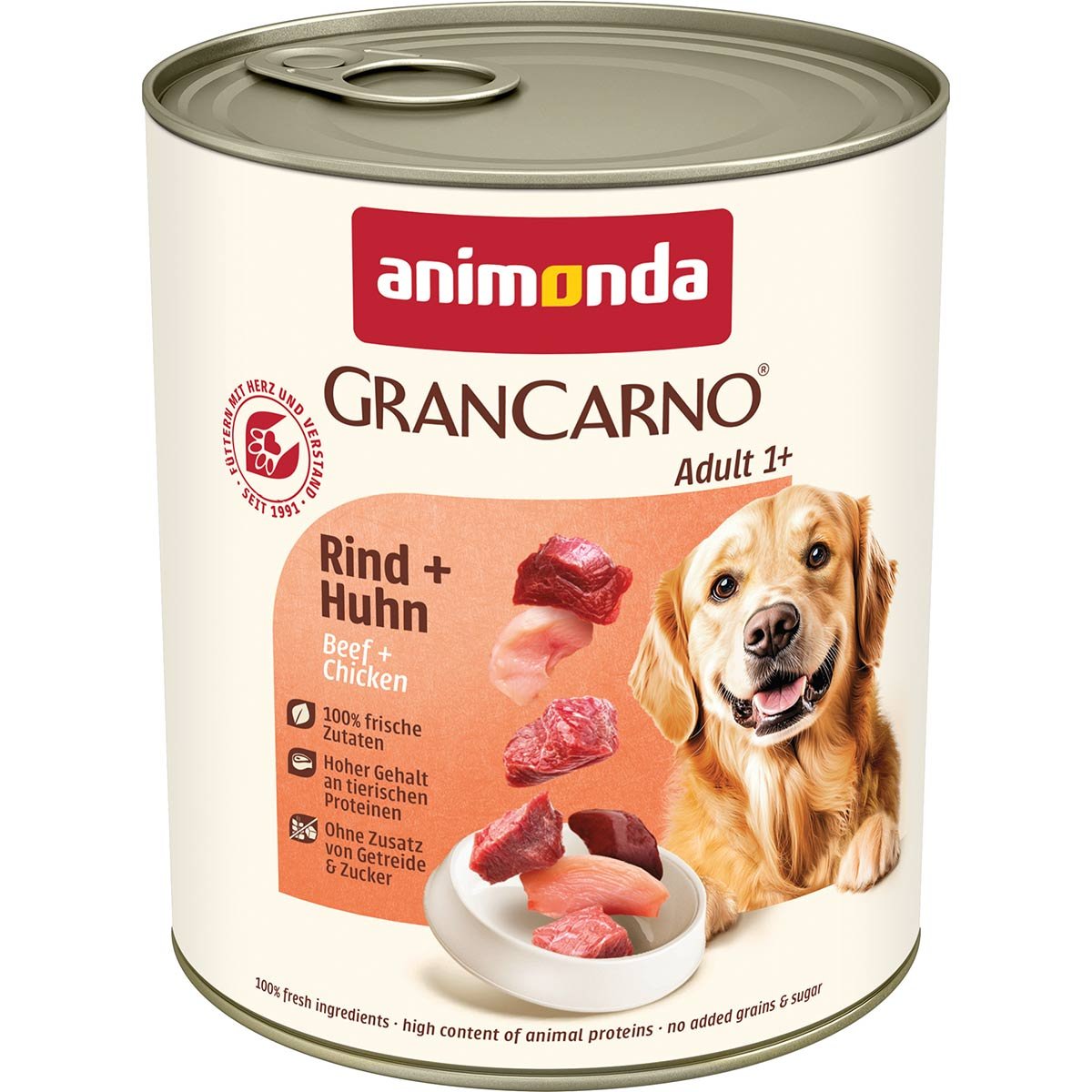 animonda GranCarno Adult mit Rind und Huhn 6x800g