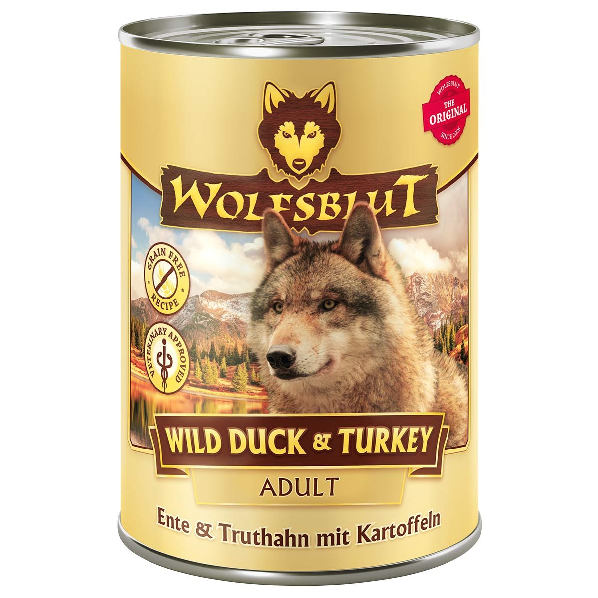 Wolfsblut Wild Duck und Turkey Adult 12x395g