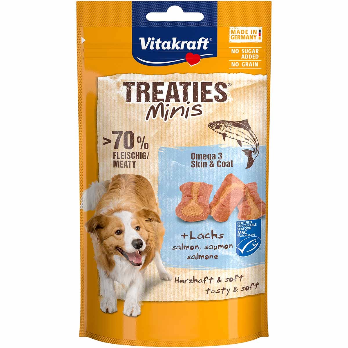 Vitakraft Treaties Minis Lachs und Omega 3 48g