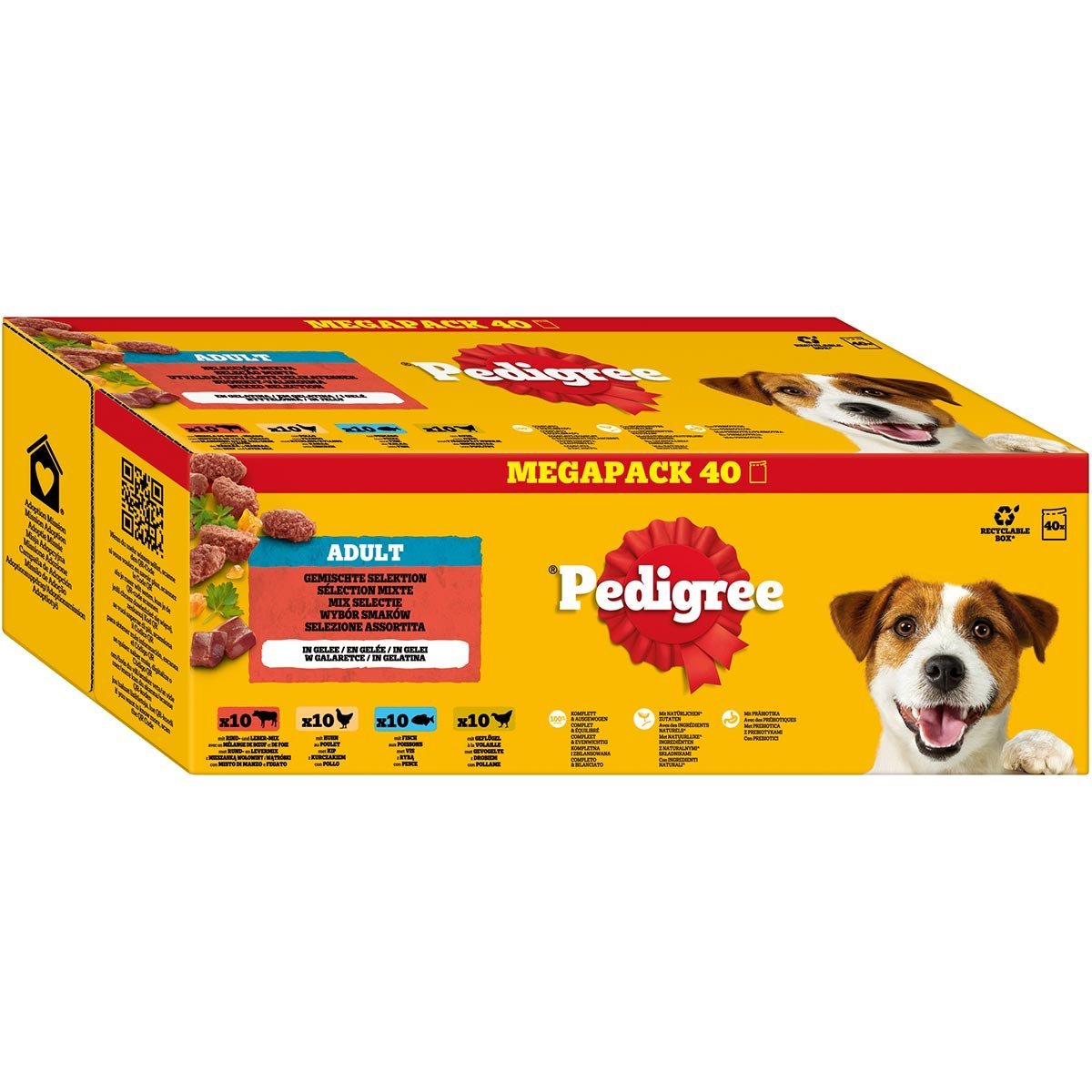 Pedigree Adult Gemischte Selektion in Gelee 40x100 g