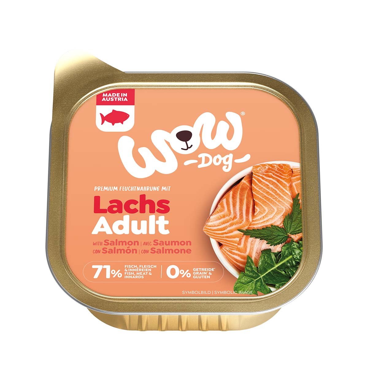 WOW Dog Lachs Adult 11x150g