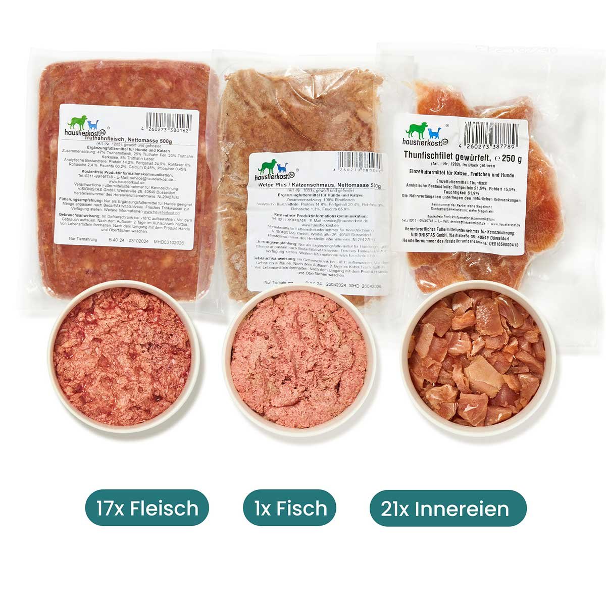 Haustierkost Paket Katze Kitten 15 kg
