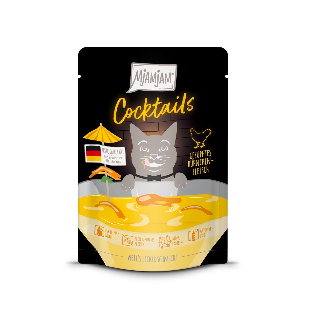 MjAMjAM Cocktails Gezupftes Hühnchenfleisch 40 g