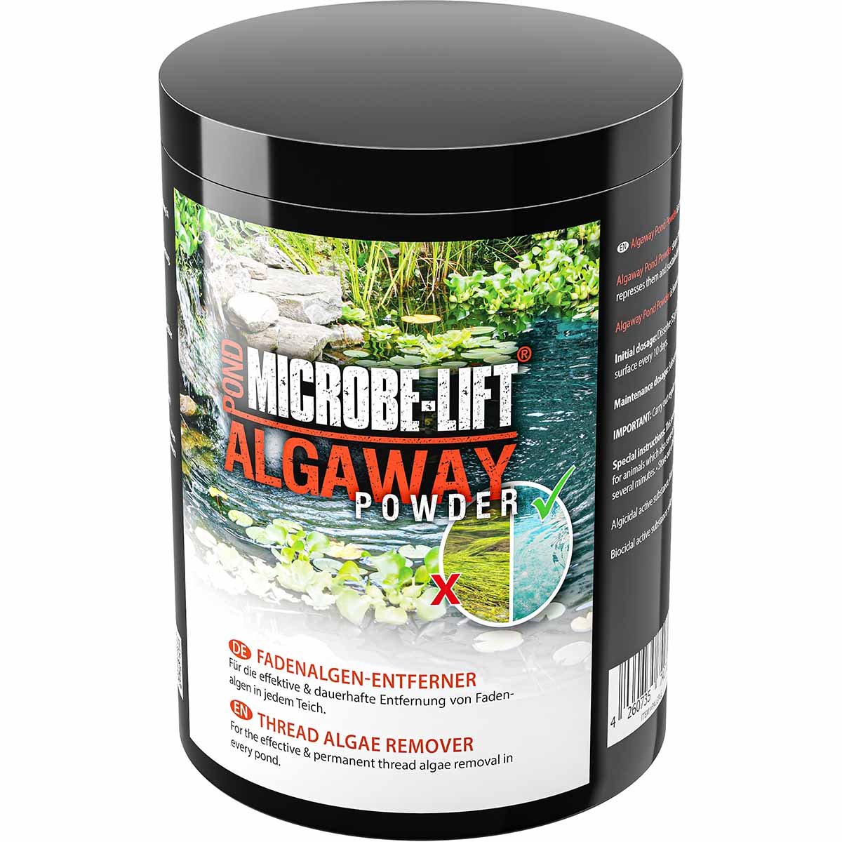 ARKA Teich Algaway Powder Fadenalgenentferner 1000 g