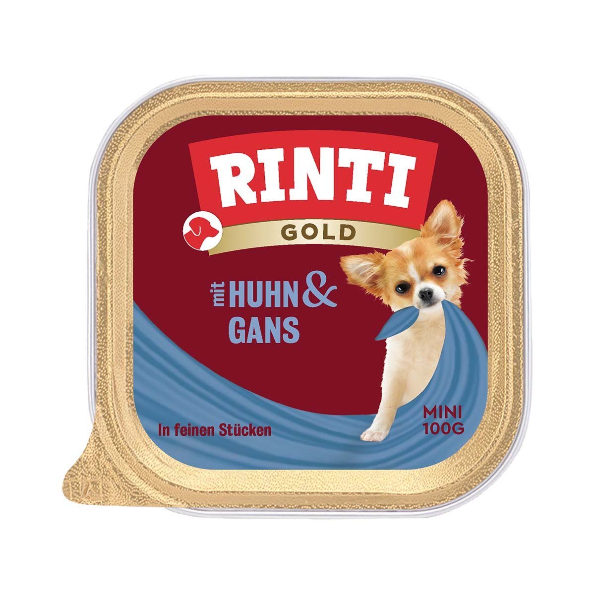 Rinti Gold Mini feine Stückchen von Huhn und Gans 16x100g