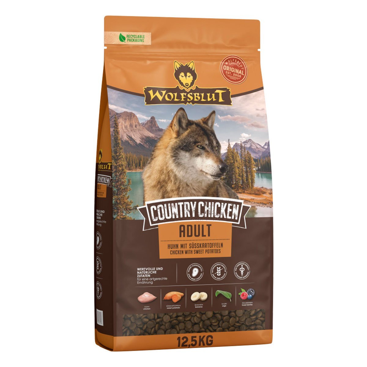 Wolfsblut Country Chicken Adult 2x12,5kg