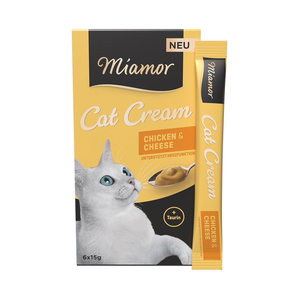 Miamor Cat Cream Chicken und Cheese 6x 15g