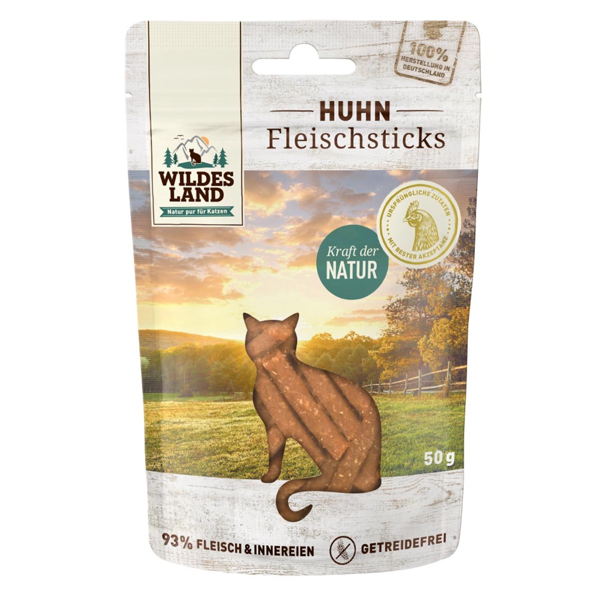 Wildes Land Fleischsticks Huhn 9x50 g