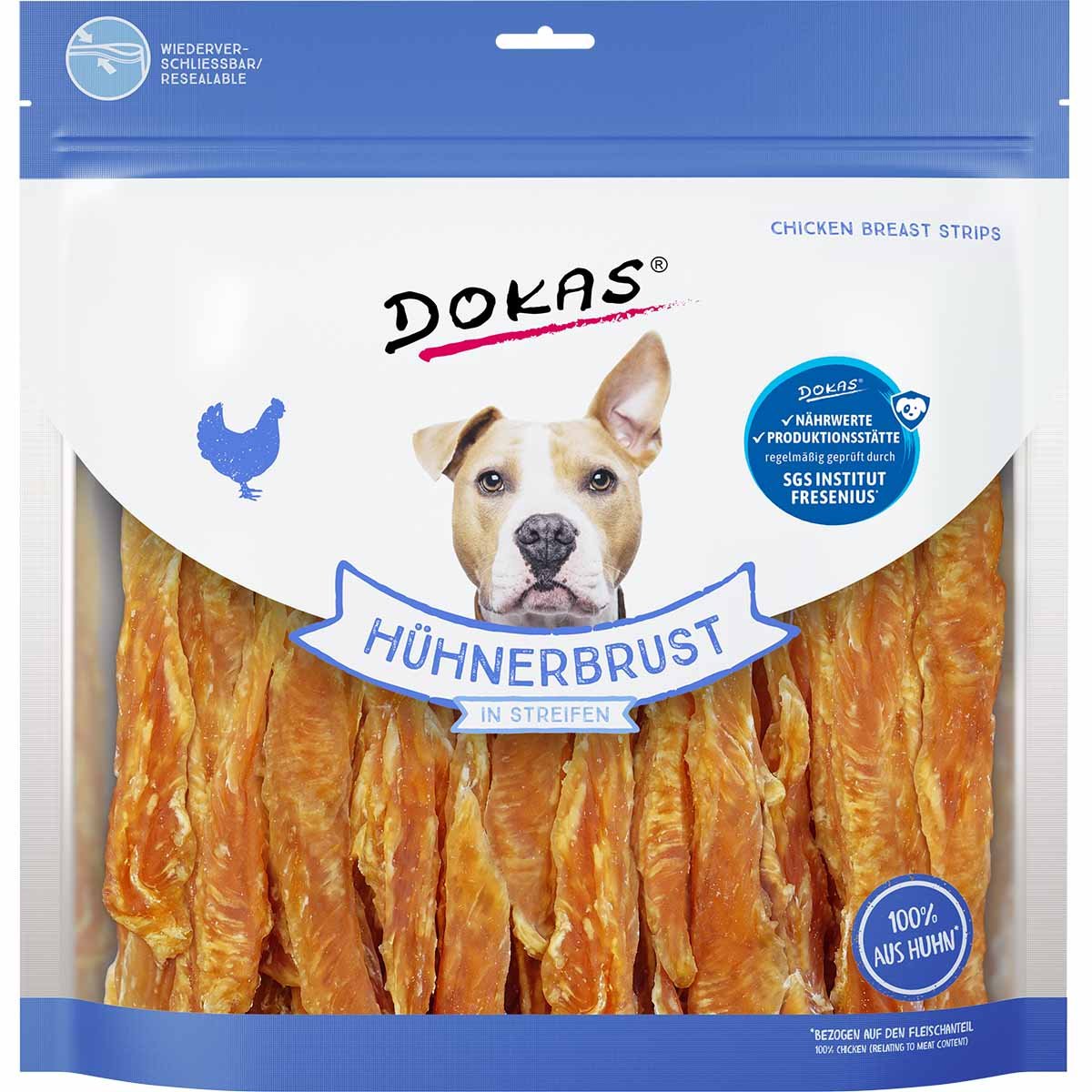 Dokas Hühnerbrust in Streifen 2x900g