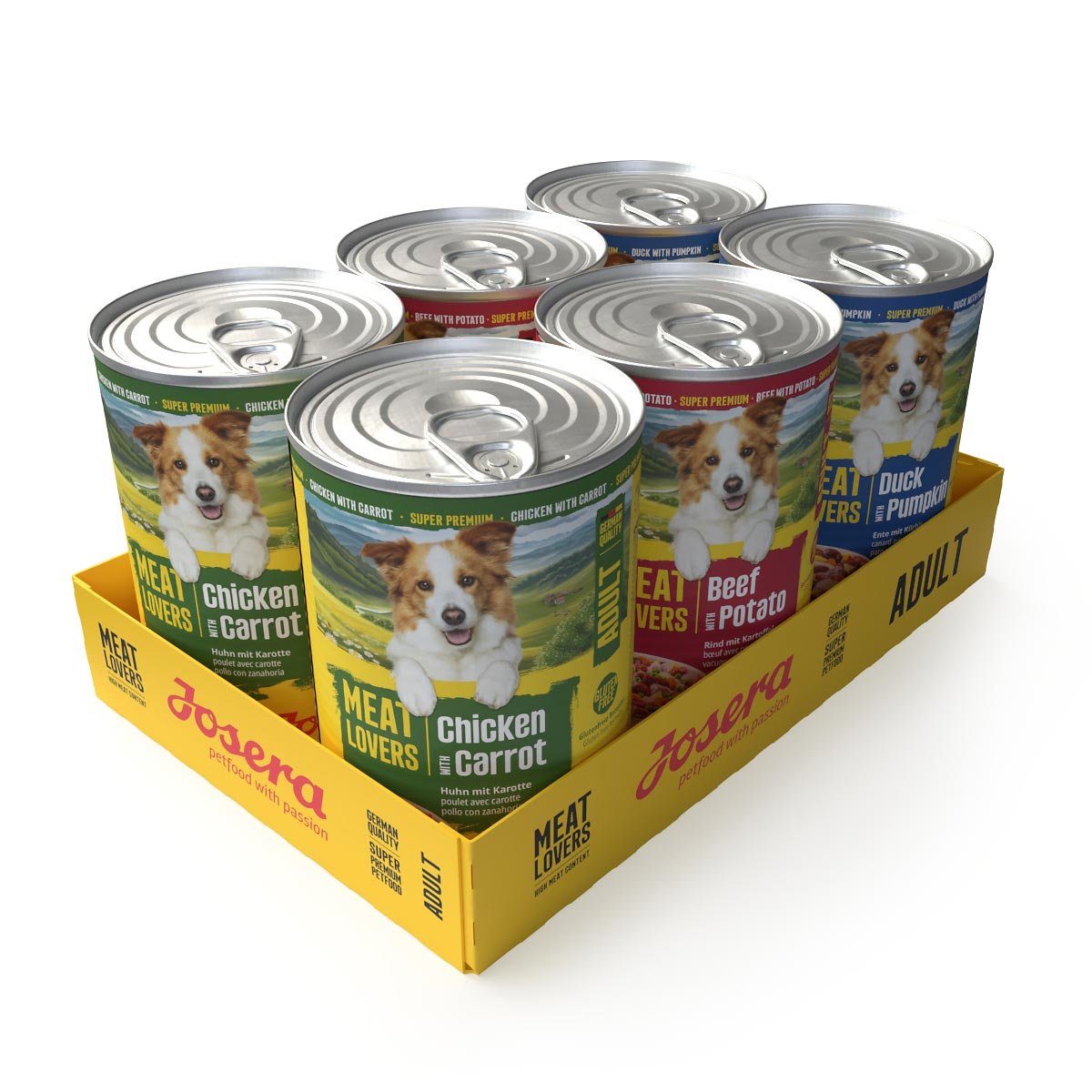 Josera Meat Lovers Adult Menu Multipack 6x400 g