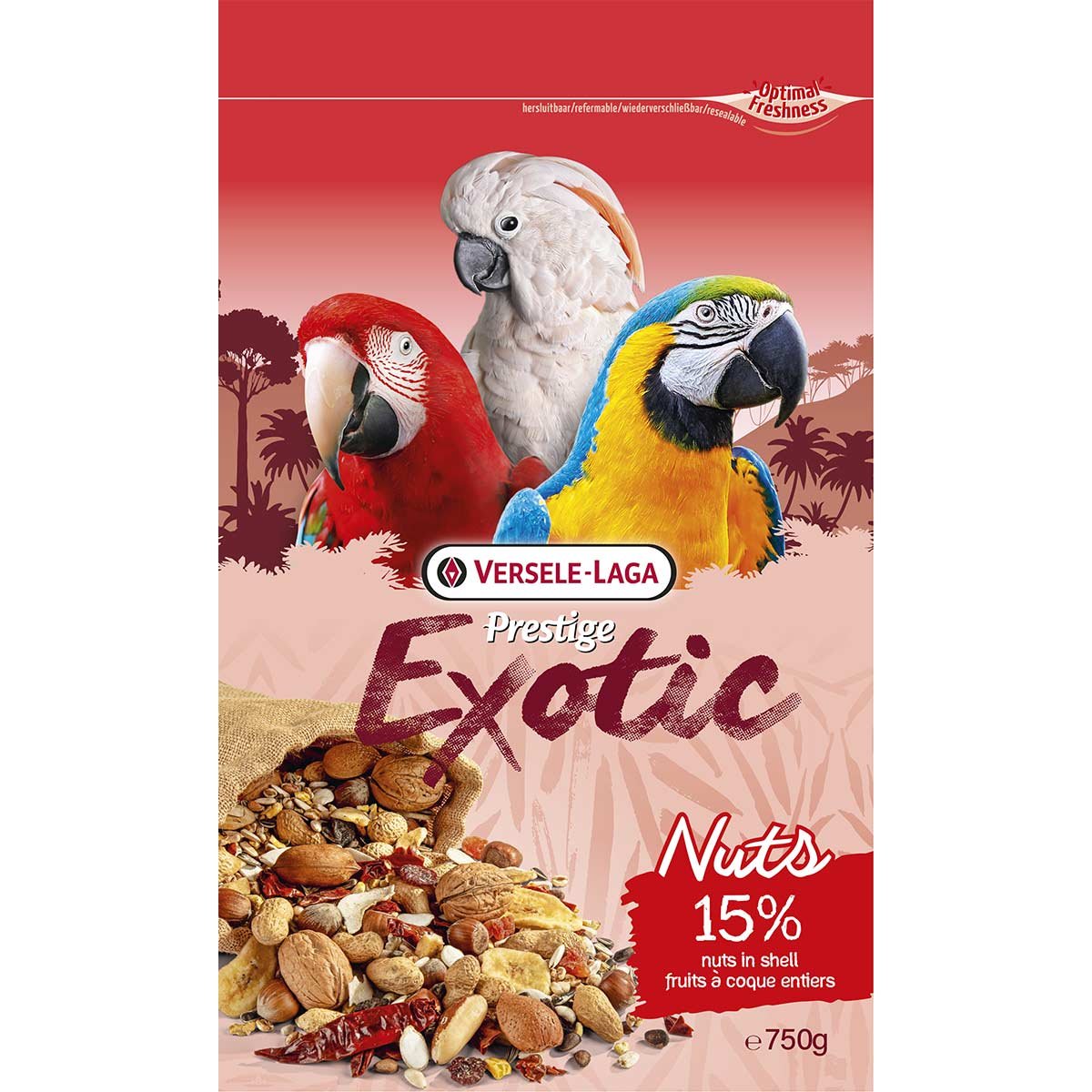 Versele Laga Prestige Papageien Exotic Nuts 2x750 g