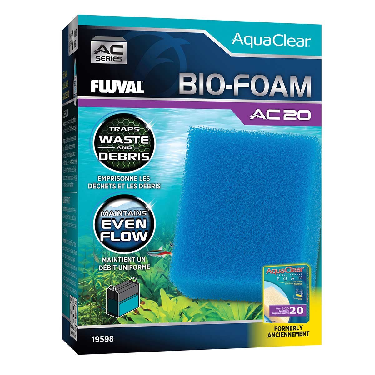 Fluval AquaClear Bio-Foam Filtereinsatz AC20