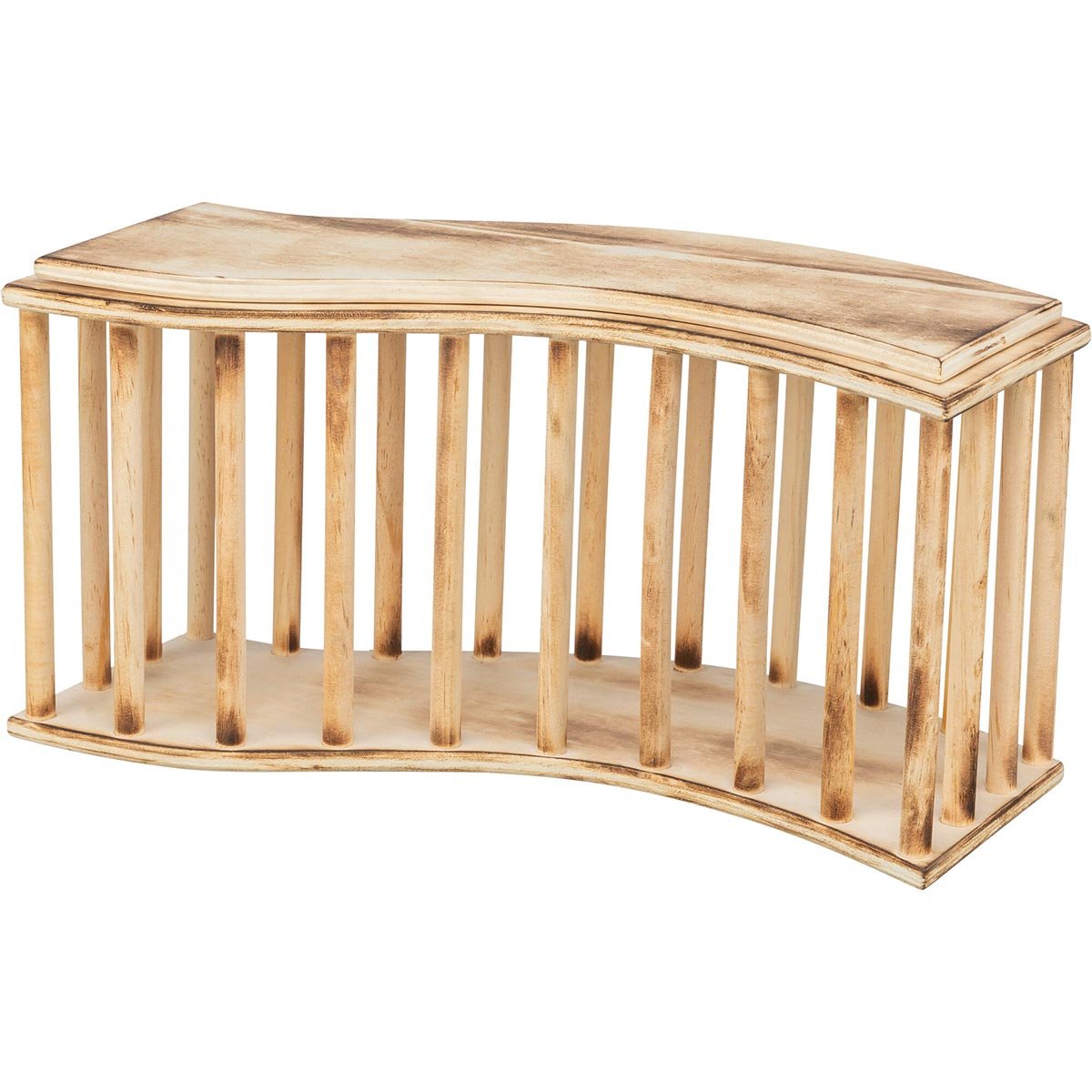 Trixie Heuraufe mit Deckel aus Holz 37×19×13 cm