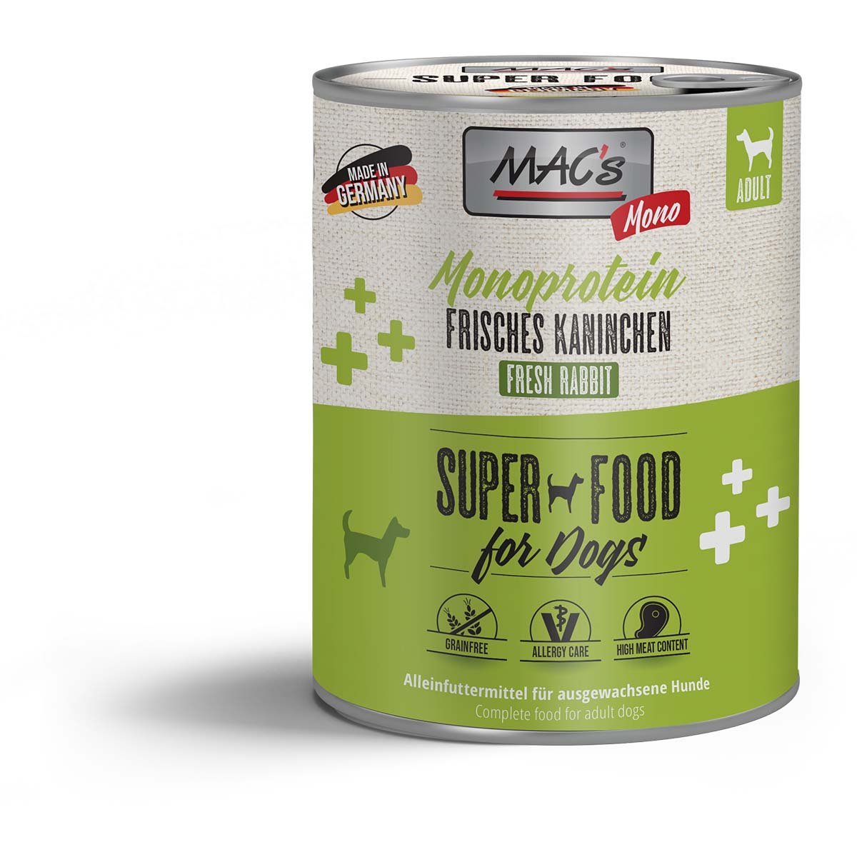 MAC's DOG Monoprotein Frisches Kaninchen 6x800g