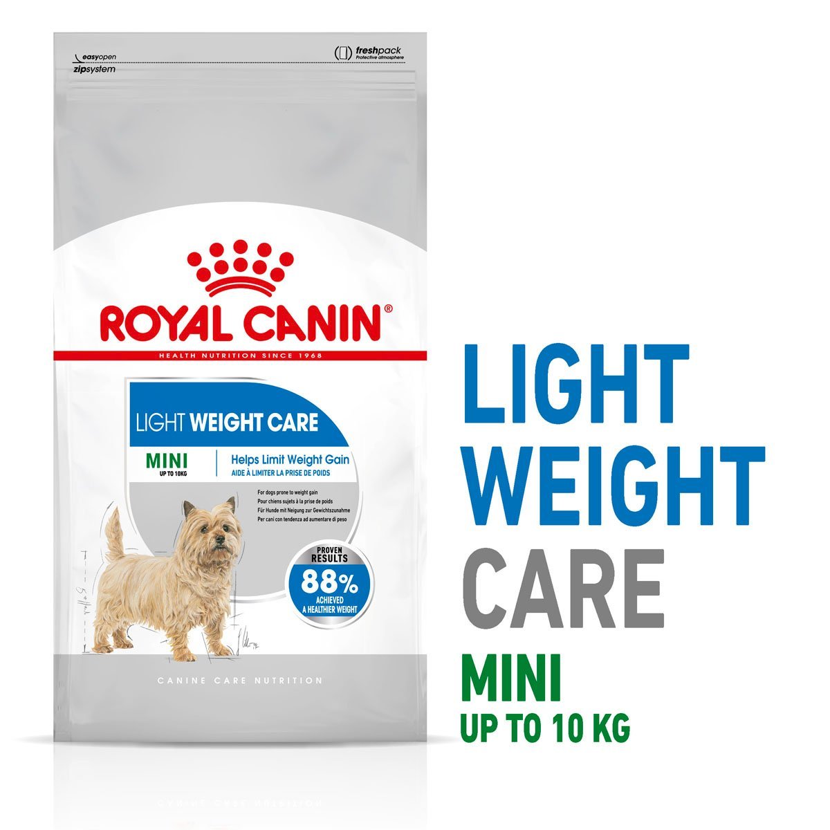 ROYAL CANIN LIGHT WEIGHT CARE MINI Trockenfutter für zu Übergewicht neigenden Hunden 2x8kg