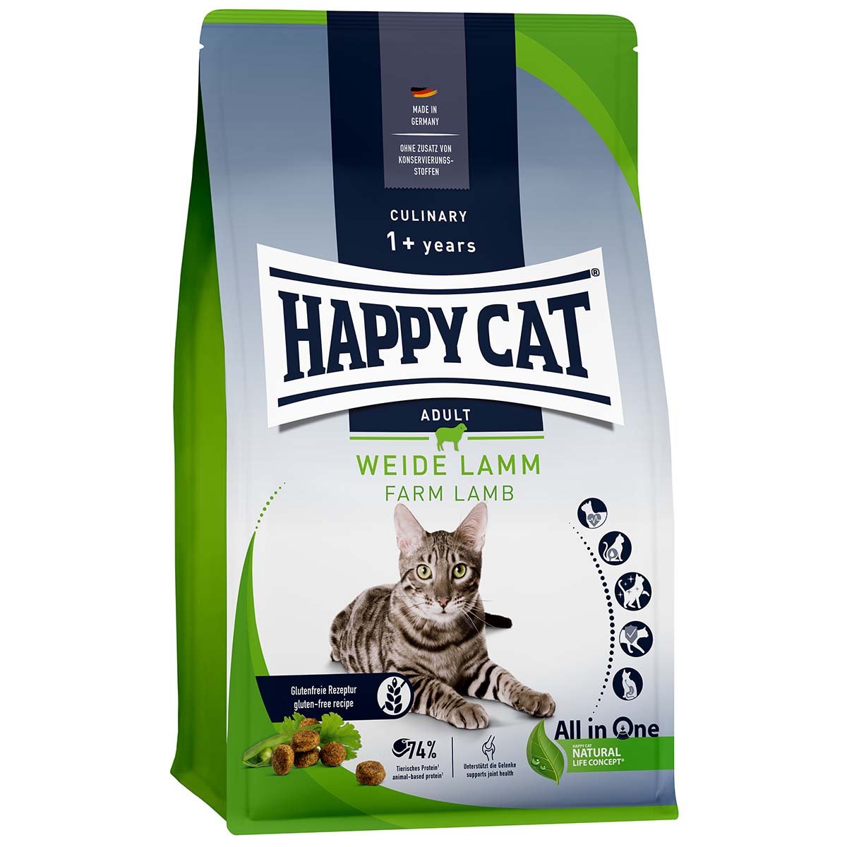 Happy Cat Culinary Adult Weide Lamm 2x10kg