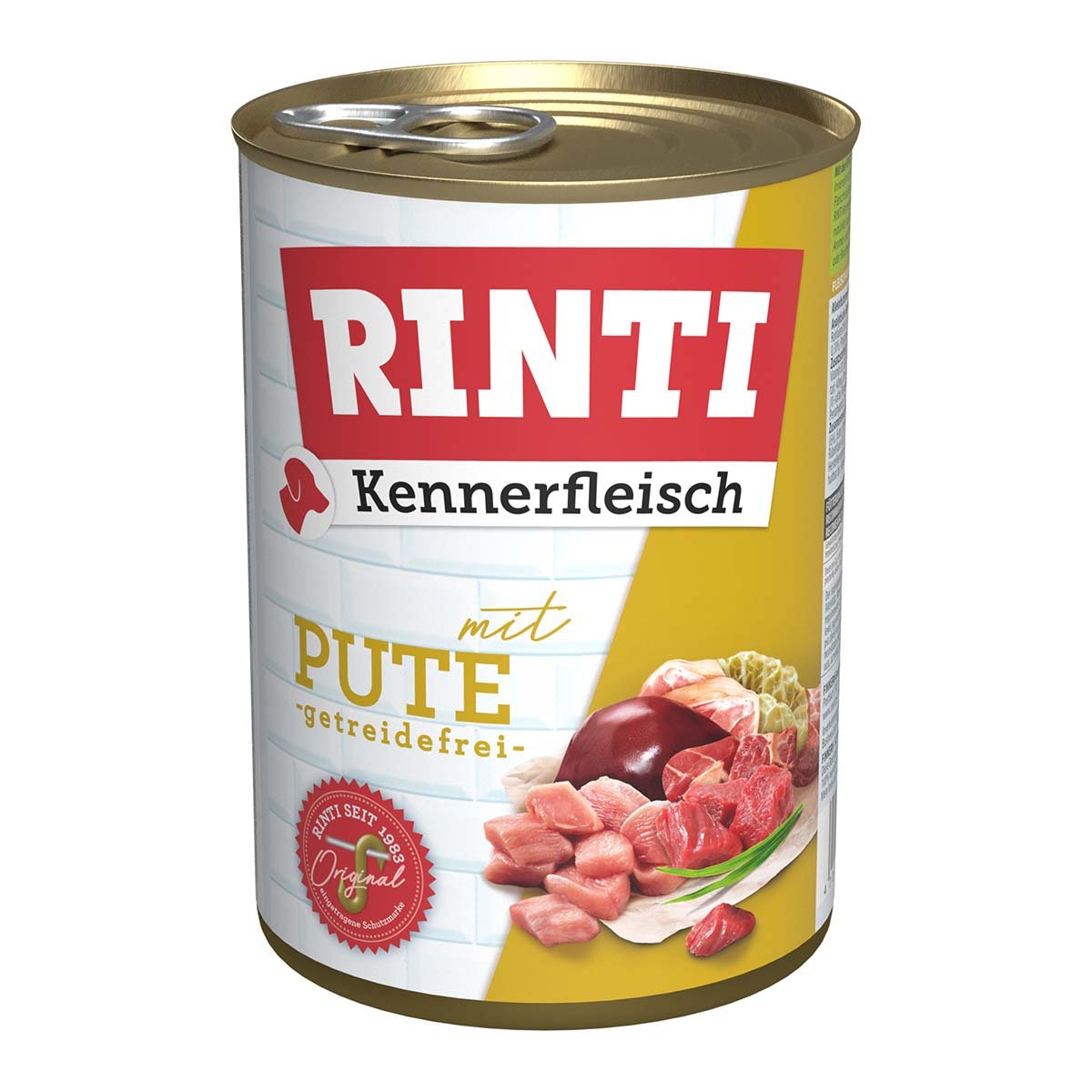 Rinti Kennerfleisch mit Pute 12x400g