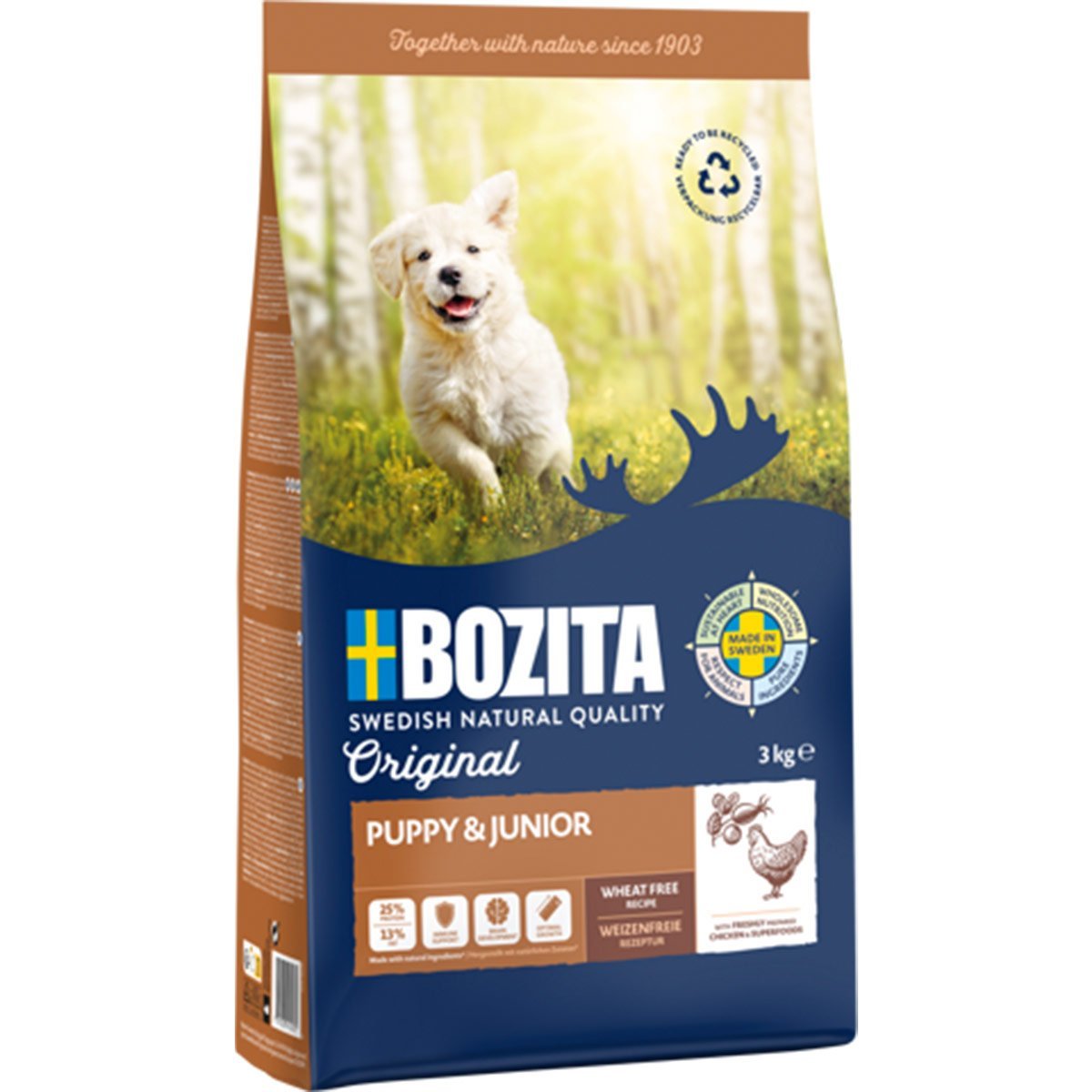 Bozita Original Puppy und Junior Huhn 3 kg