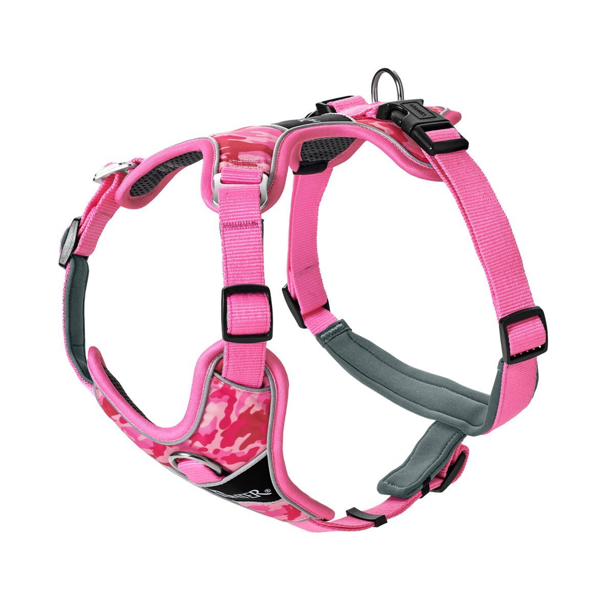 Hunter Geschirr Divo Camouflage rosa L