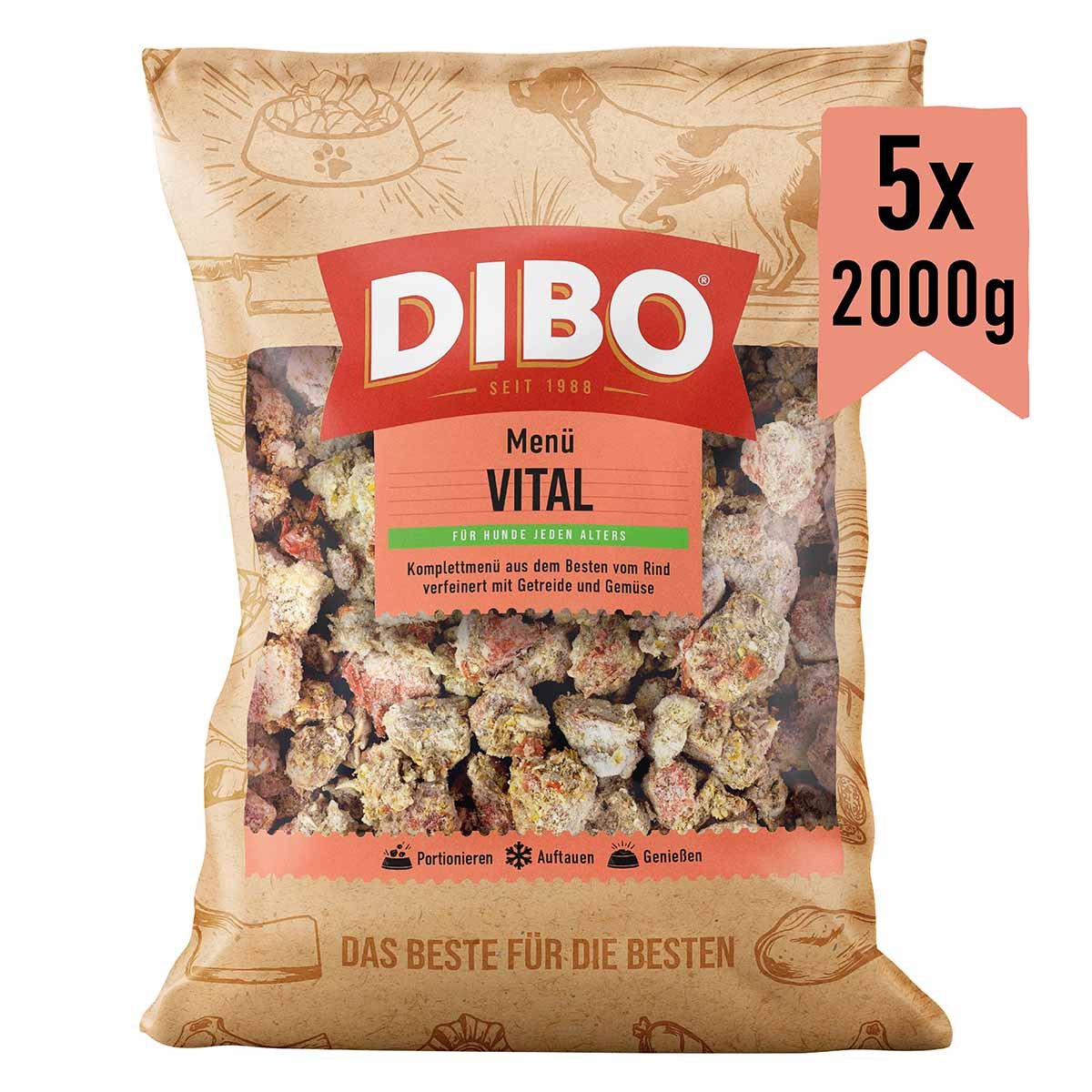 DIBO Frostfutter Menü Vital 5x2000 g