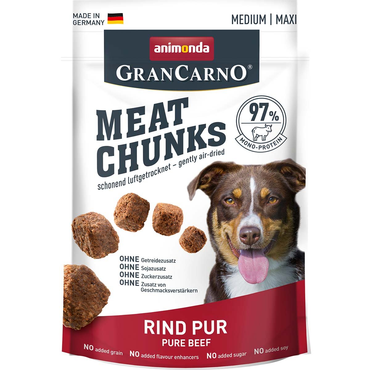animonda GranCarno Meat Chunks Adult Rind pur 6x80g