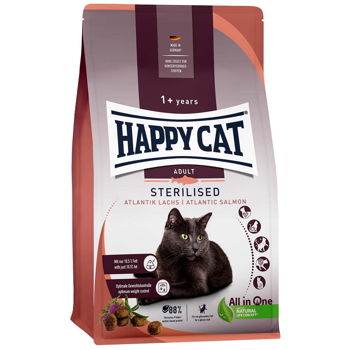 Happy Cat Sterilised Adult Atlantik Lachs 2x10kg