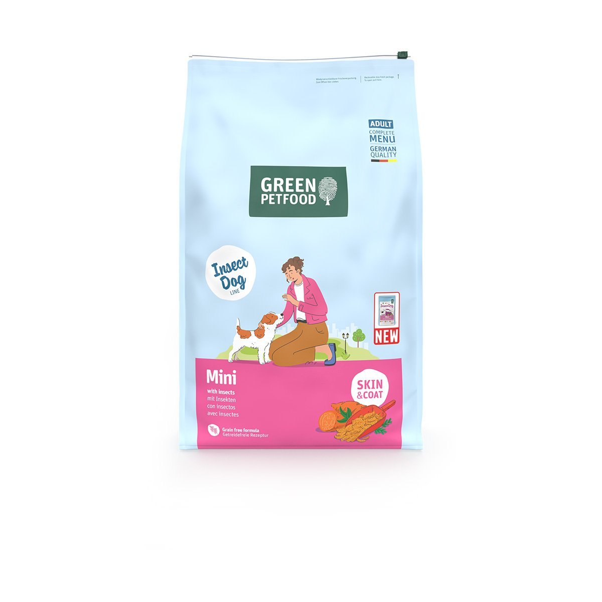 Green Petfood Mini with Insects 2x7,5 kg