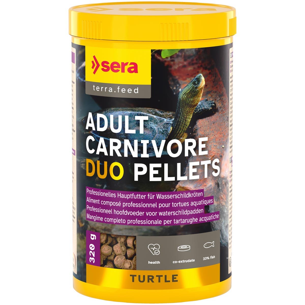 Sera Turtle Adult Carnivore Duo Pellets 1000 Ml