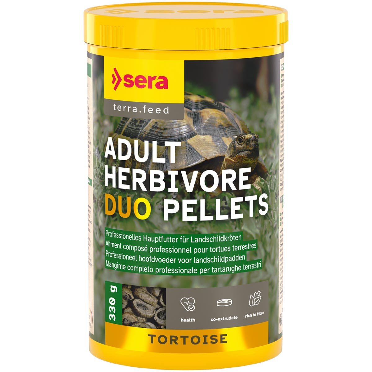 sera Tortoise Adult Herbivor Duo Pellets 1000 ml (330g)