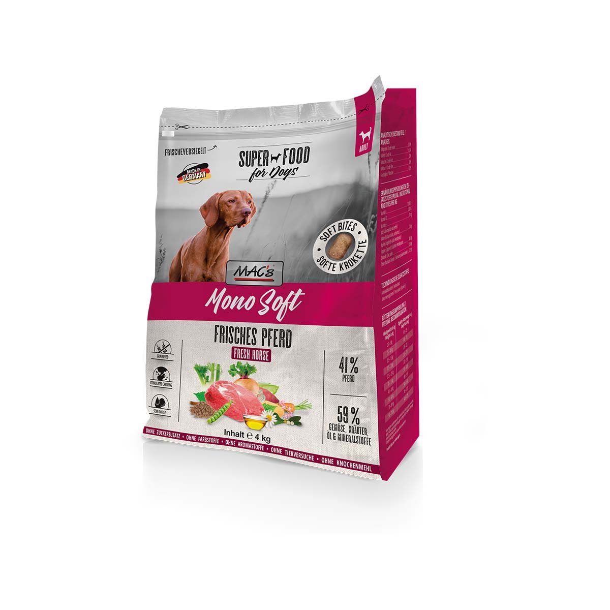 MAC's Dog Mono Soft Frisches Pferd 4 kg