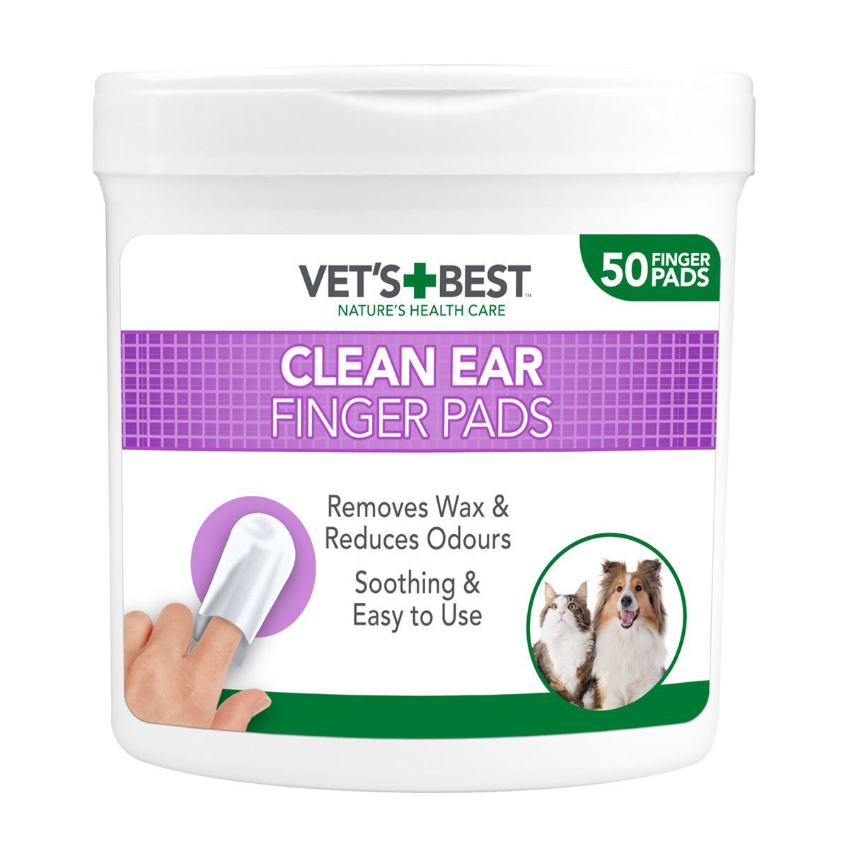 Vet's Best Ohrenpflege Fingerpads 100 Stück