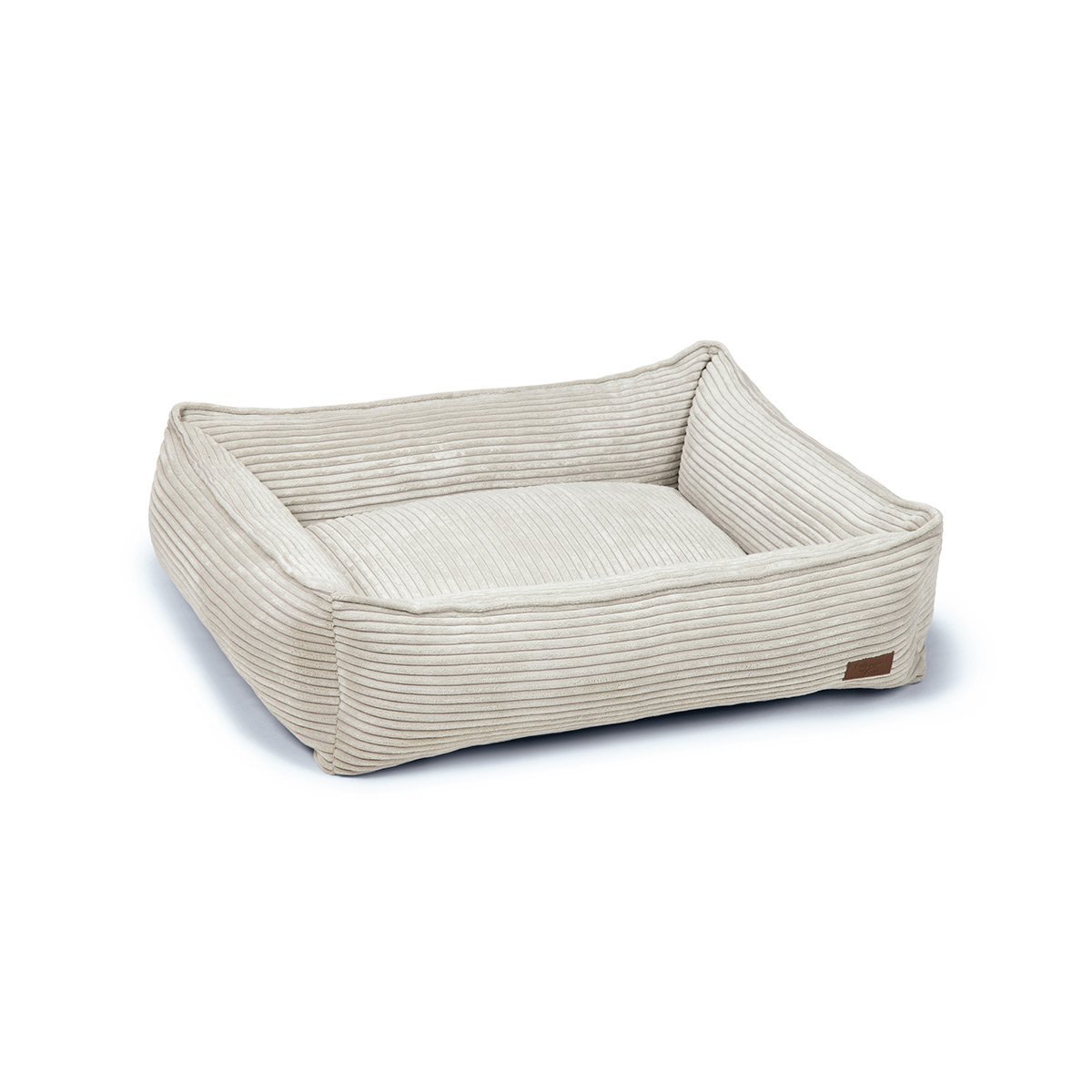 Designed by Lotte Hundebett Cord Ribbed hellgrau 80x70x22cm