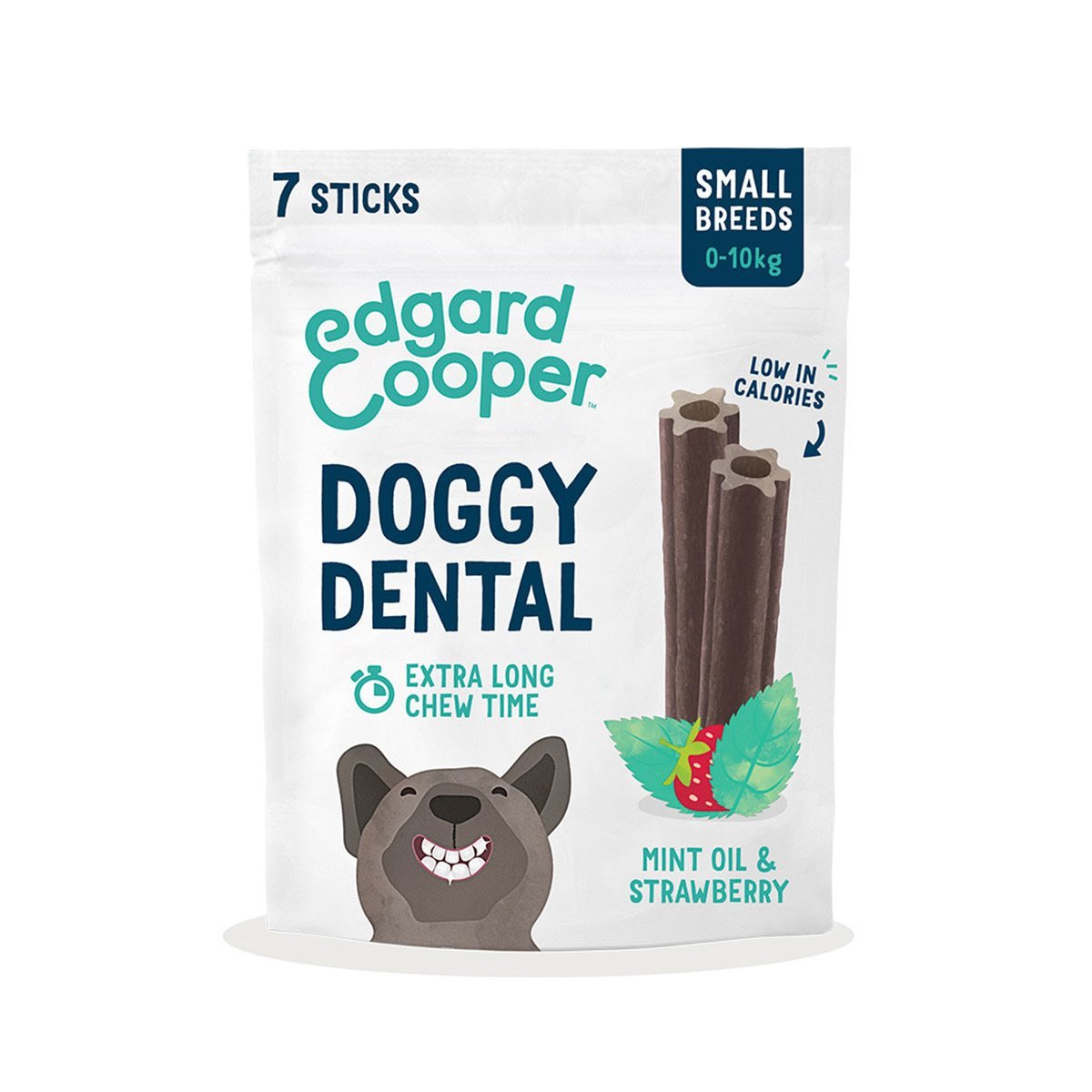 Edgard und Cooper Doggy Dental Erdbeere/Minze S 105g