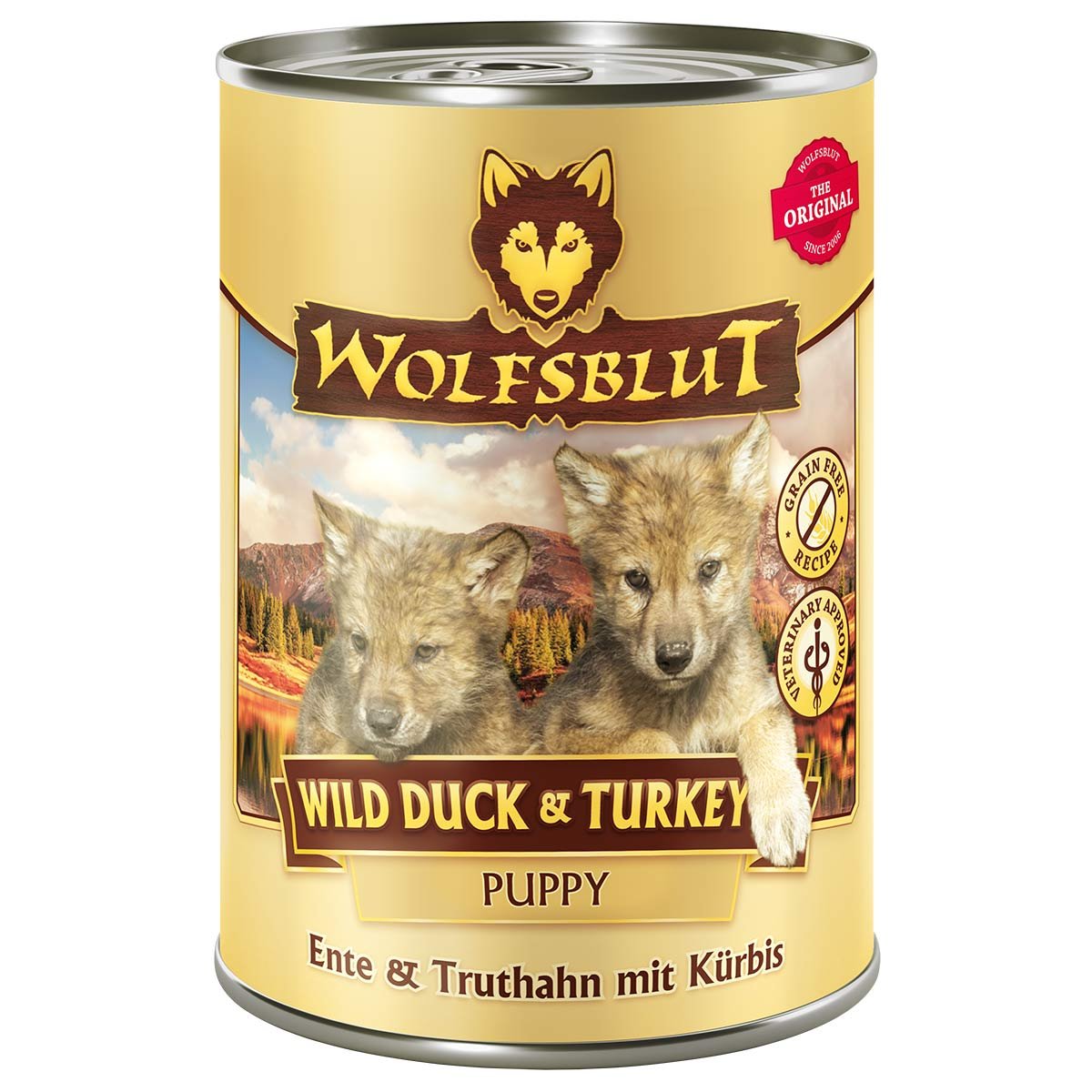 Wolfsblut Wild Duck und Turkey Puppy 6x395g