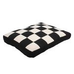 Coockoo Hundekissen Cozy Block schwarz / weiß L - 120x80x12 cm