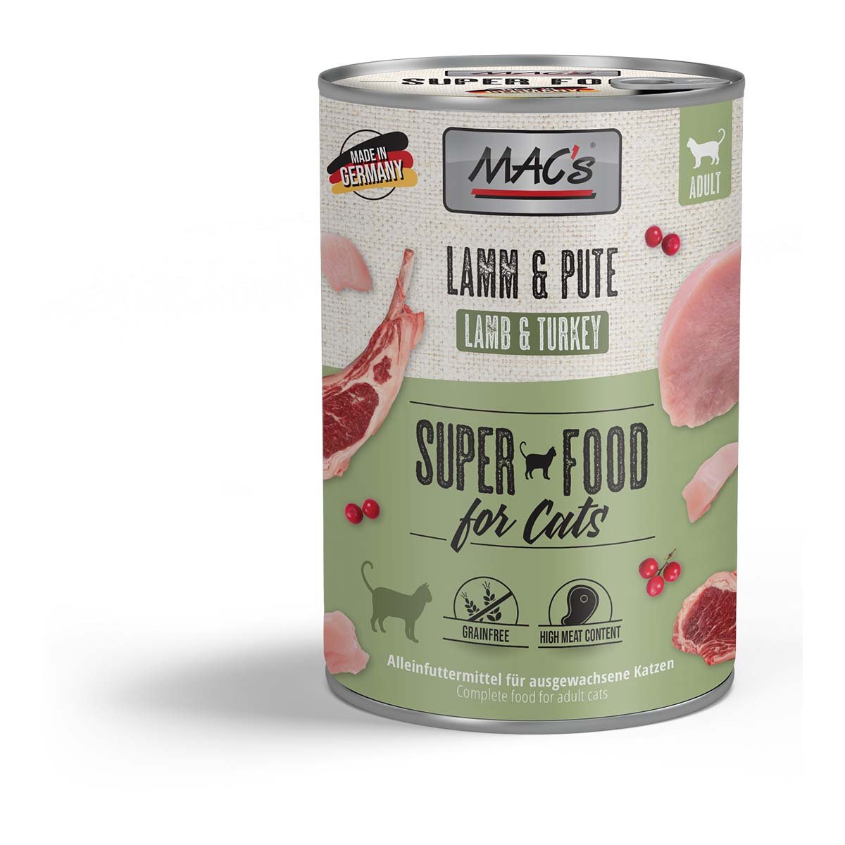 MAC's CAT Lamm und Pute 6x400g