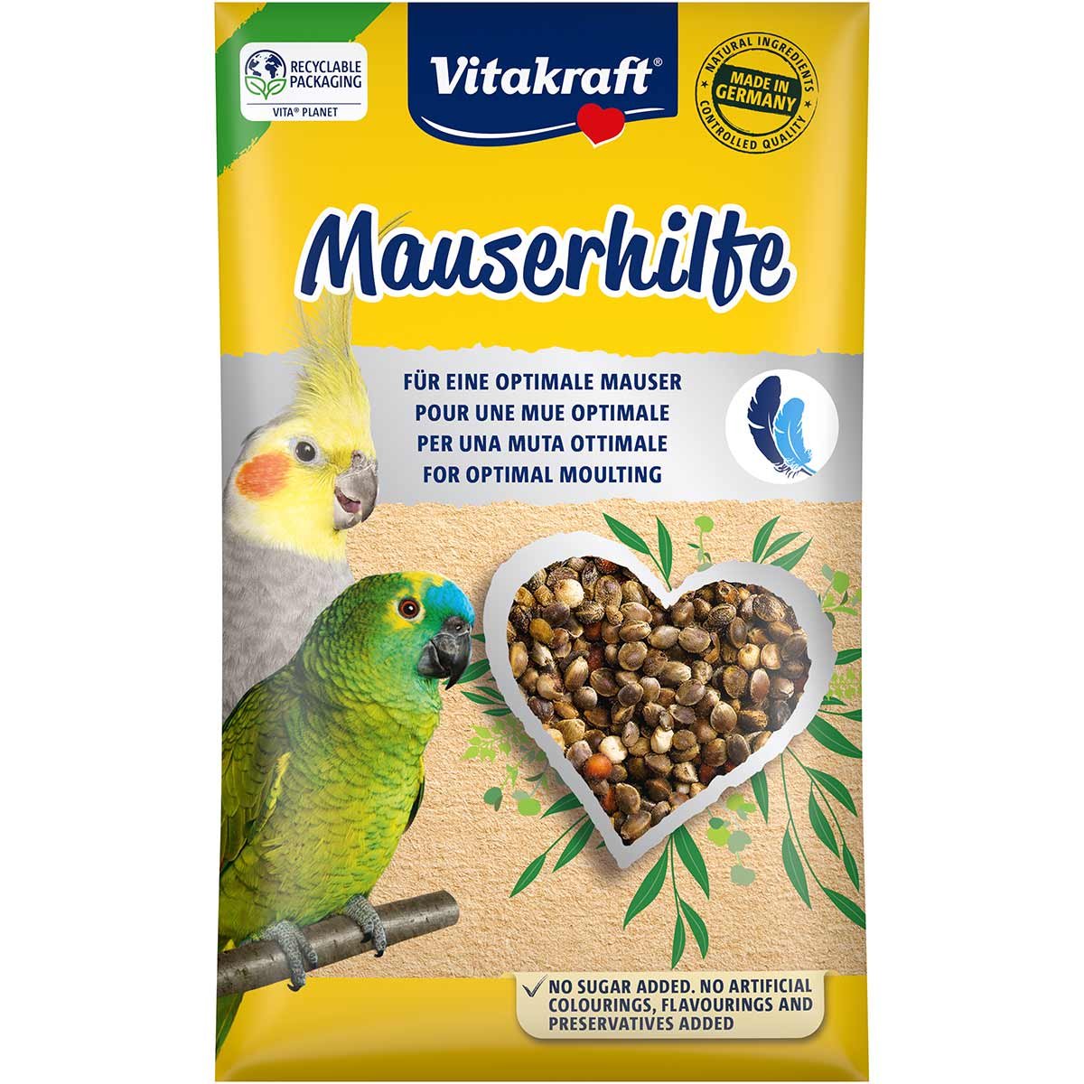 Vitakraft Mauserhilfe Großsittiche und Papageien 20g