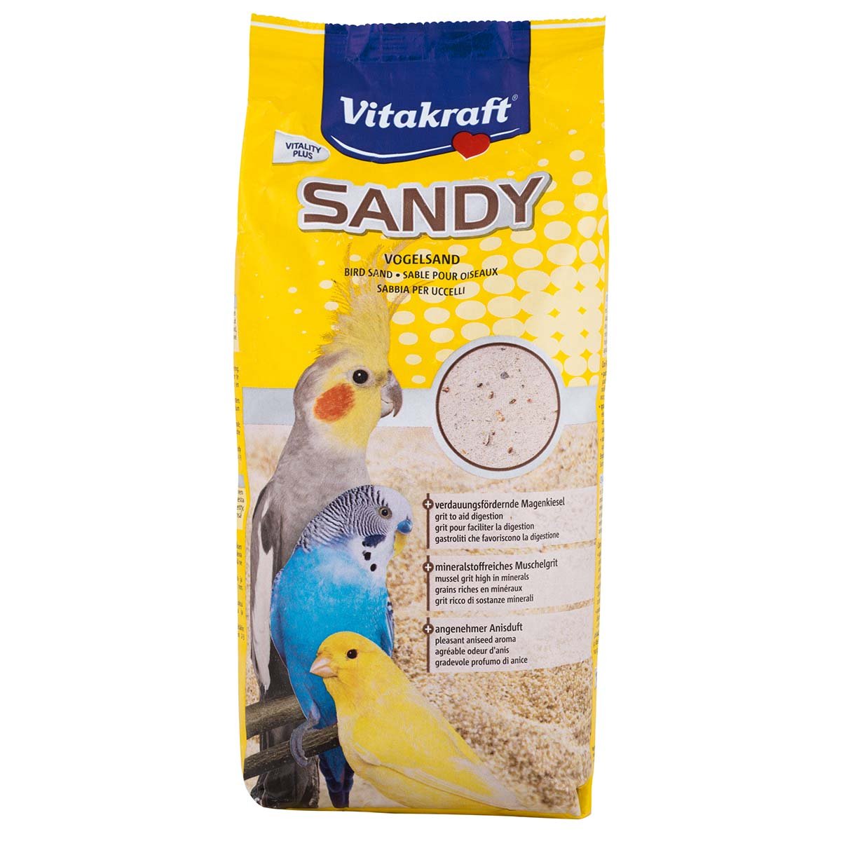 Vitakraft Sandy Vogelsand 3-plus 2x2,5kg