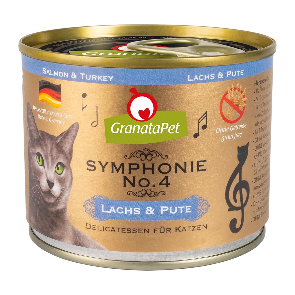 GranataPet Symphonie No. 4 Lachs und Pute 6x200g
