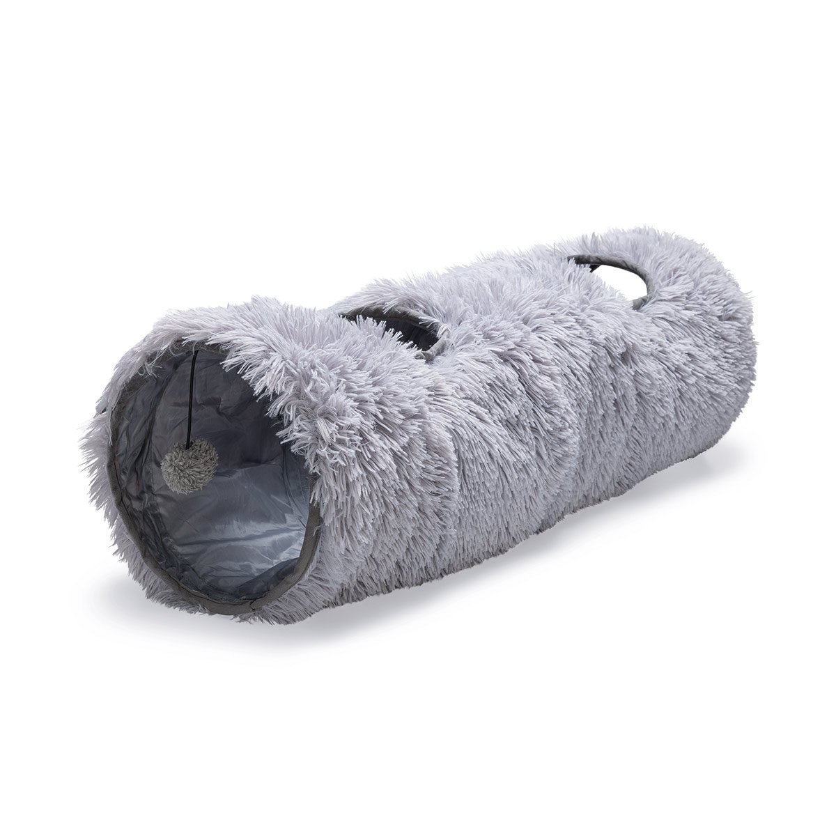 Beeztees Kitten Nona Katzentunnel Grau 90 x 25 cm