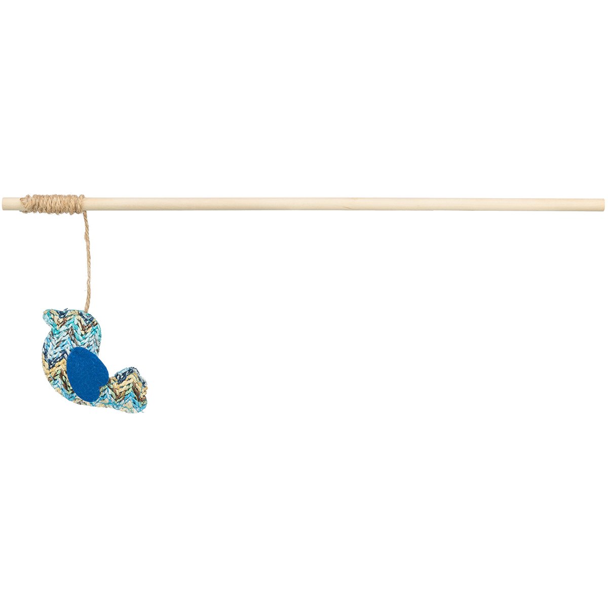 Trixie Spielangel Vogel Holz mit Katzenminze