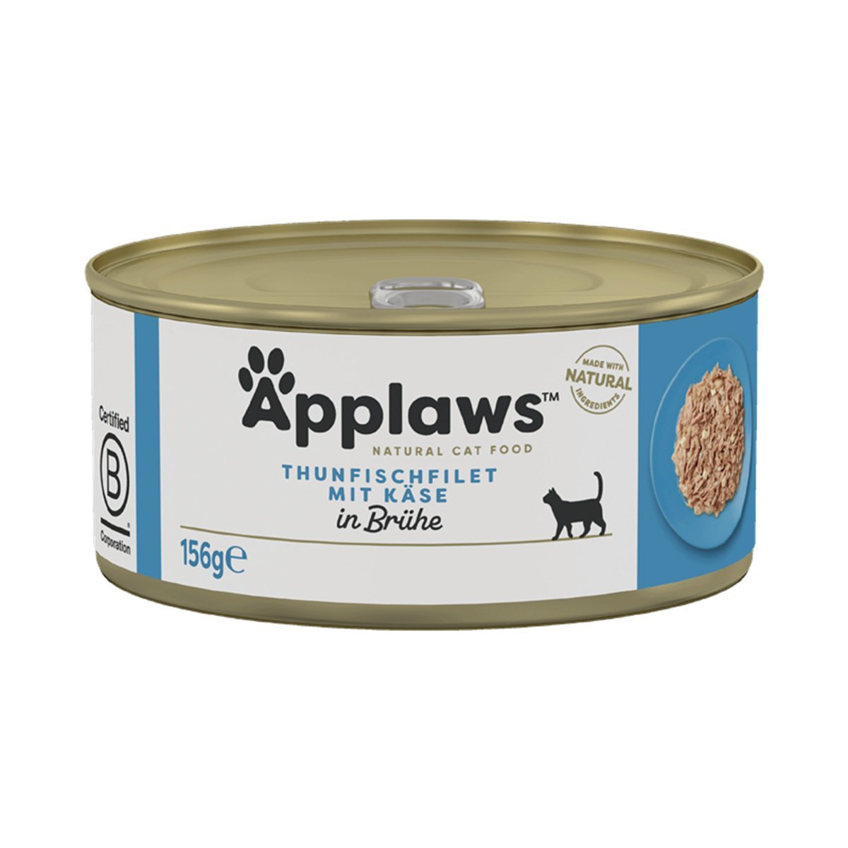 Applaws Cat Thunfischfilets und Käse 24x156g