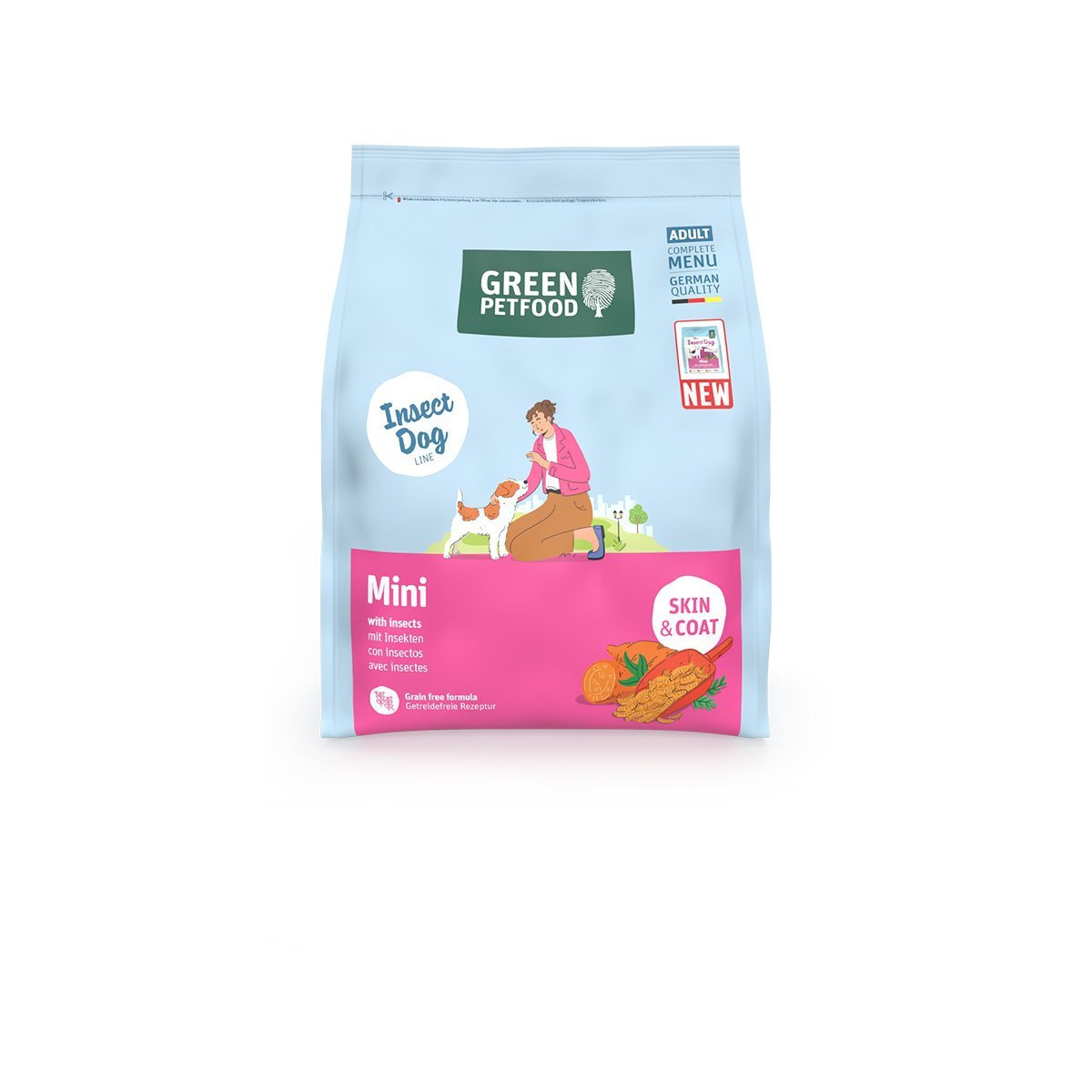 Green Petfood Mini with Insects 5x900 g