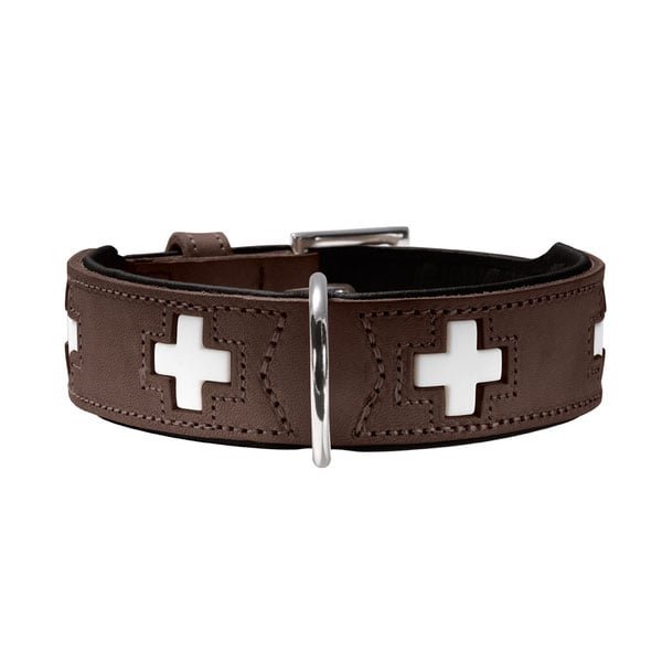 Hunter Halsband Swiss nickel braun/schwarz 70/L-XL
