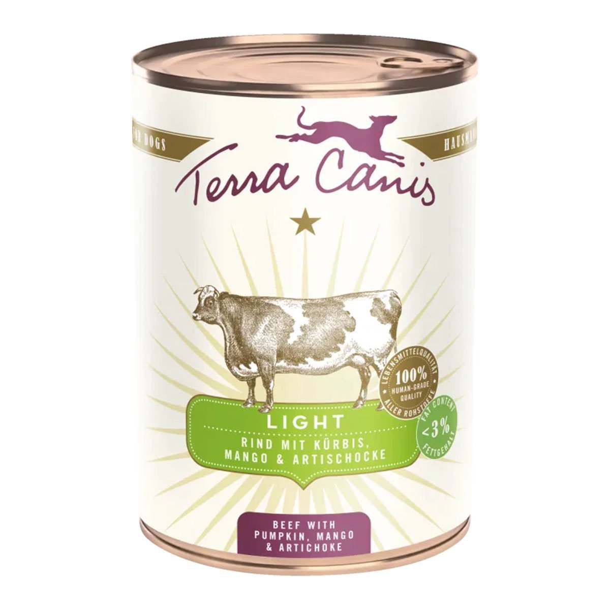 Terra Canis Light - Rind mit Kürbis 6x400g