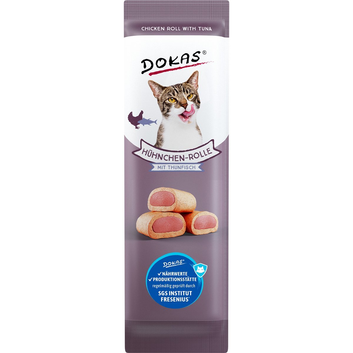 Dokas Hühnchen-Rolle mit Thunfisch 32x10g