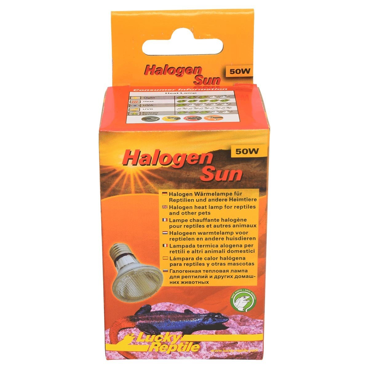 Lucky Reptile Halogen Sun E27 50W