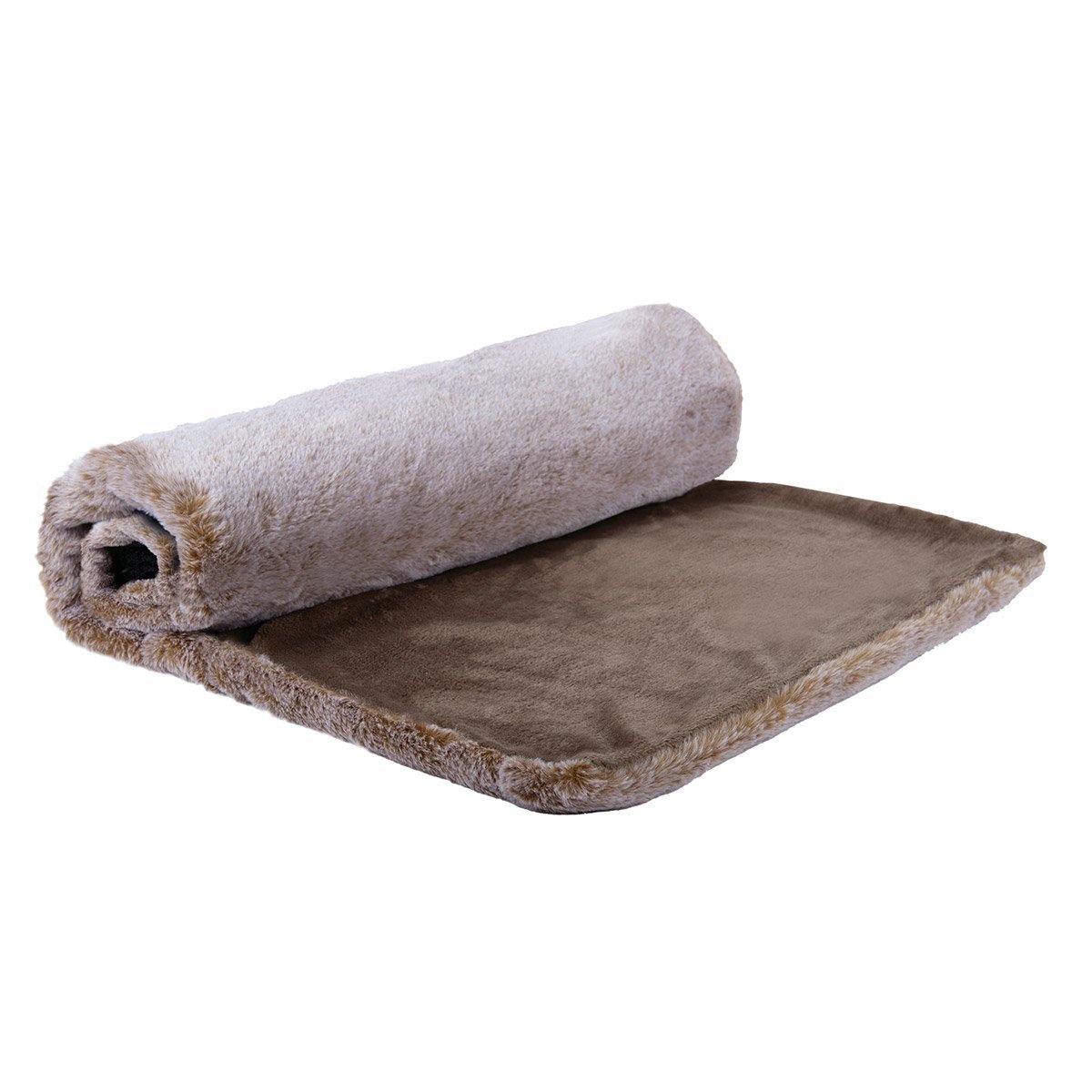 Petlando Kuscheldecke Alaska braun M - 90 x 65 cm